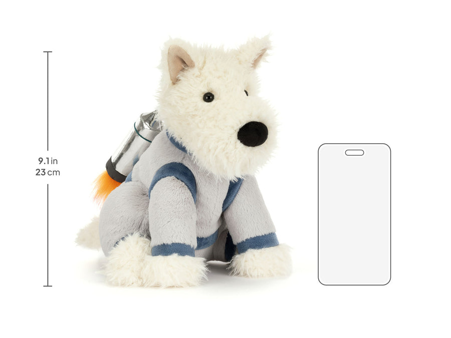 Jellycat Munro Scottie Dog Space Outfit