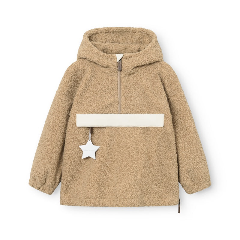 MATARMAN sherpa anorak. GRS Travertine Beige