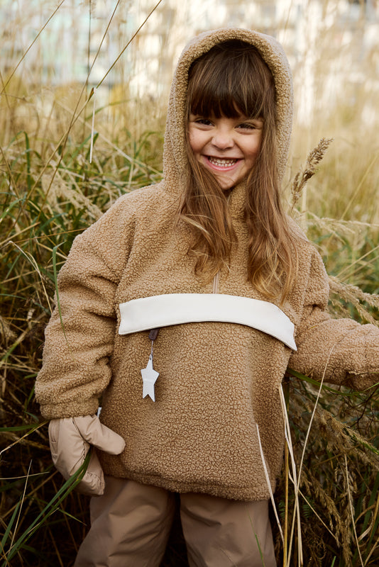 MATARMAN sherpa anorak. GRS Travertine Beige