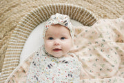 Loulou Lollipop Muslin Swaddle - Bumble Bees