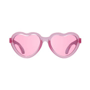 Babiators Non-polarized CUSTOME LIMITED EDITION - HEART SUNGLASSES FUSHIA HAZE (IncludesMicrofiber Printed Bag)