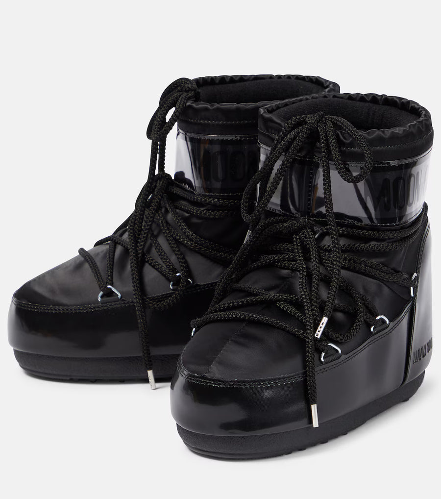MOON BOOT MB ICON LOW GLANCE BLACK