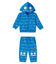 Stella McCartney Kids Monster Graphic Full-Zip Hoodie and Jogging Set