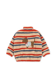 Konges Slojd JODY EMBROIDERY TEDDY JACKET GRS