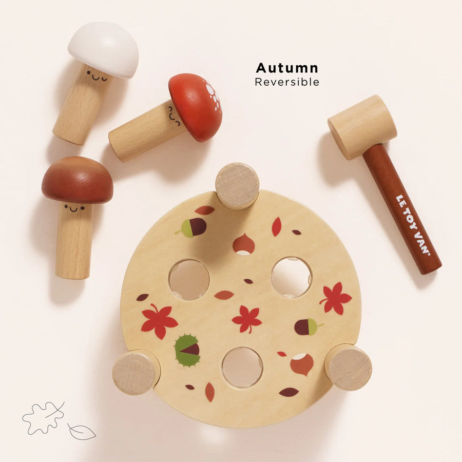 Le Toy Van Woodeland Mushroom Hammer Game
