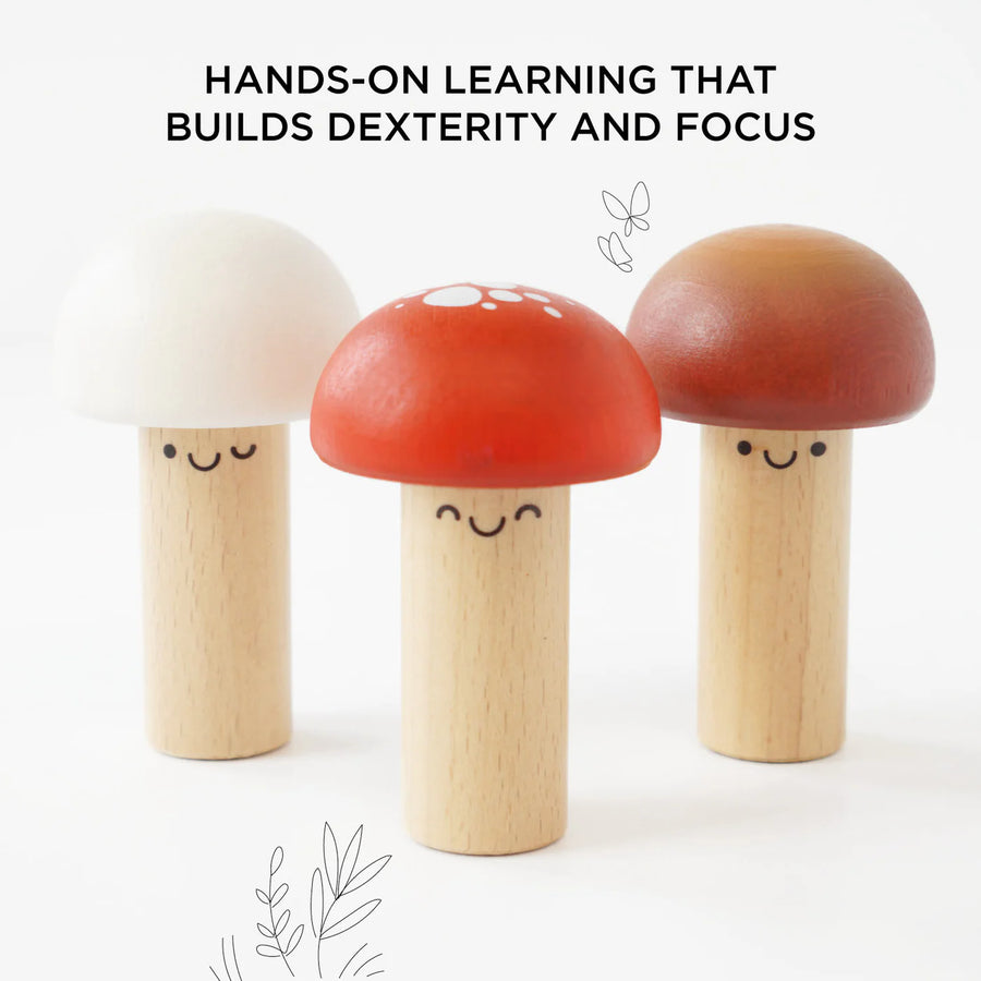Le Toy Van Woodeland Mushroom Hammer Game