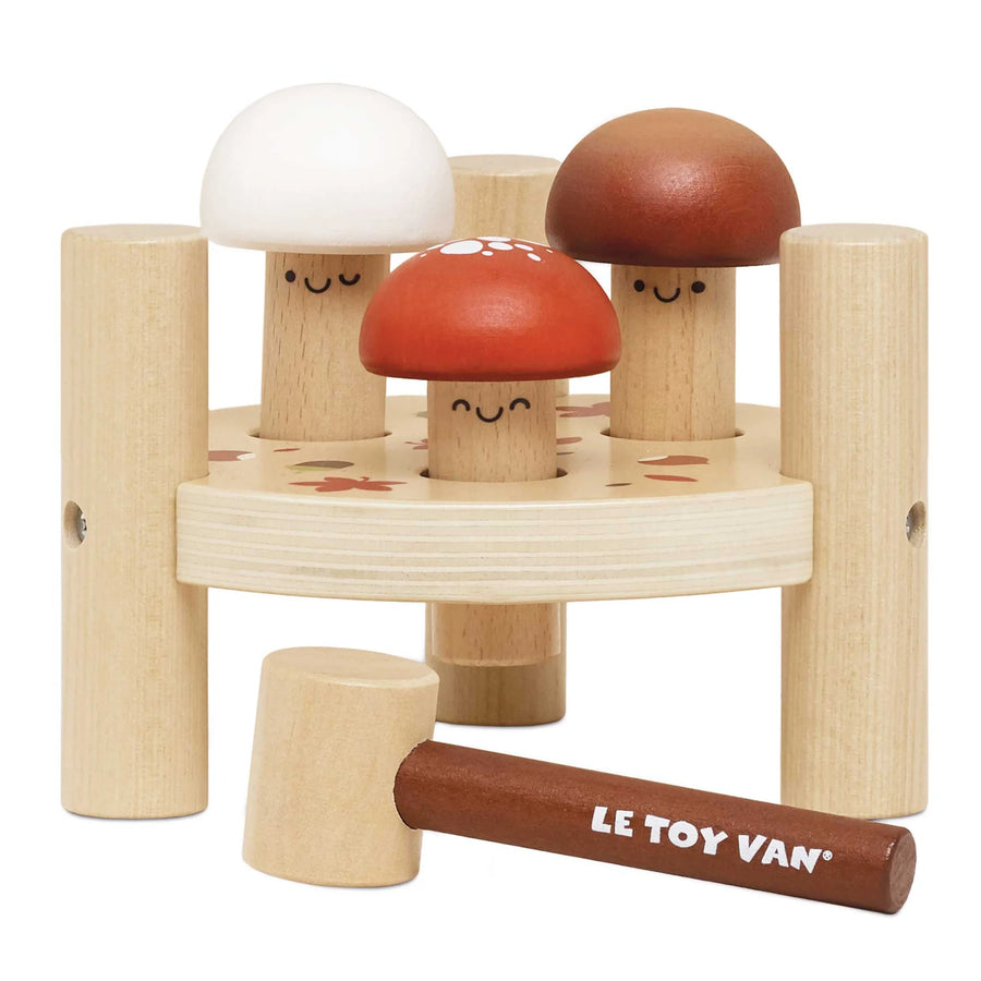 Le Toy Van Woodeland Mushroom Hammer Game