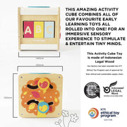Le Toy Van  Activity Wooden Cube