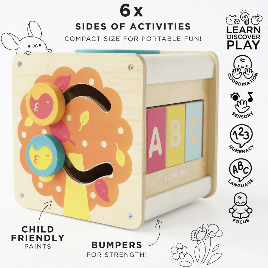 Le Toy Van  Activity Wooden Cube