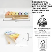 Le Toy Van Rainbow Wooden Xylophone
