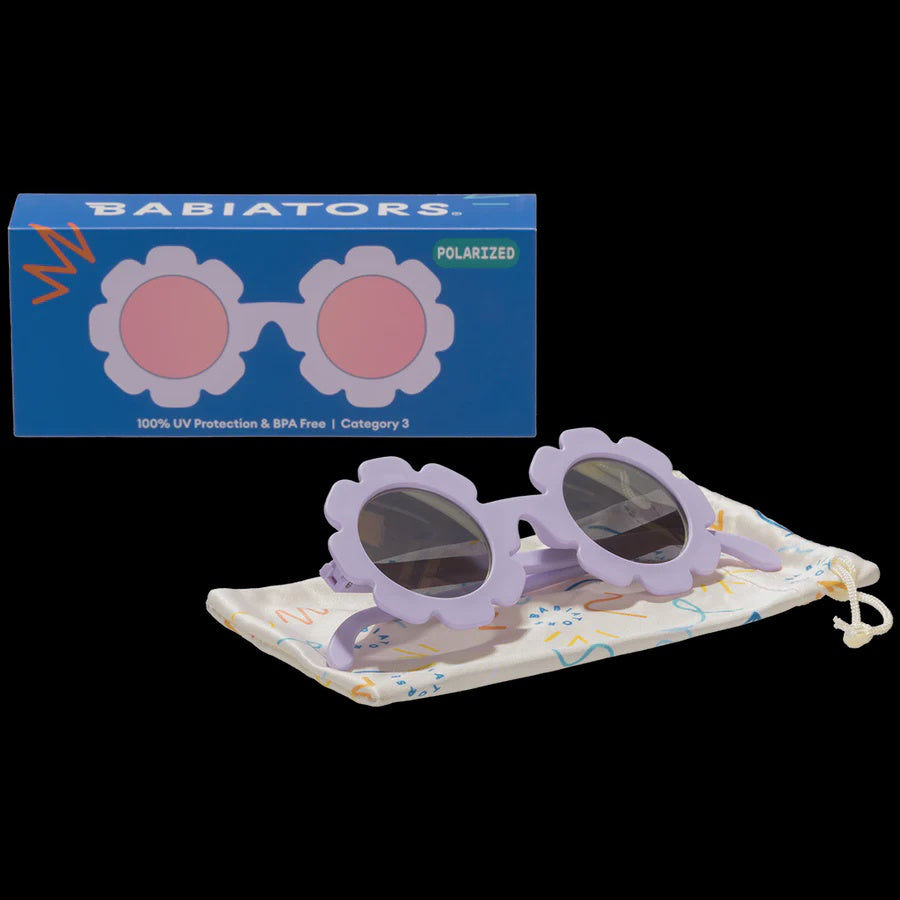 Babiator Polarized Flower Sunglasses Irresistable Iris (Includes MicrofiberPrinted Bag)