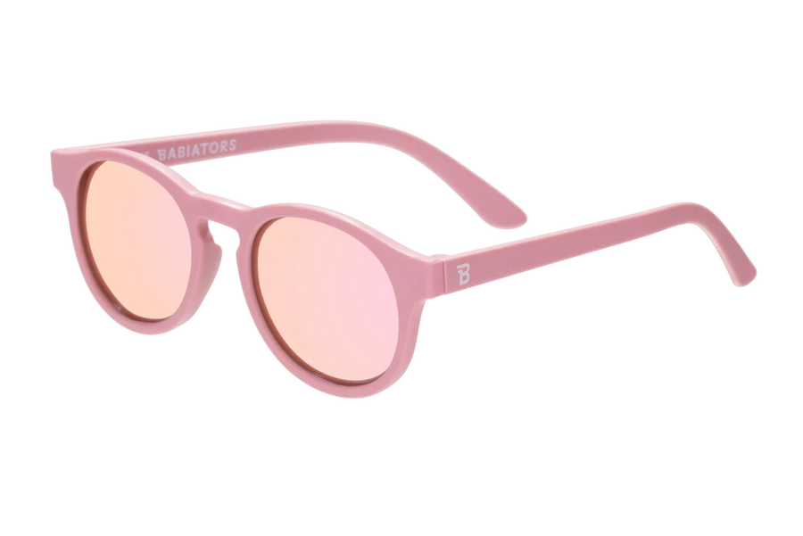 Babiator Polarized Keyhole Sunglasses Pretty in Pink (Includes MicrofiberPrinted Bag)