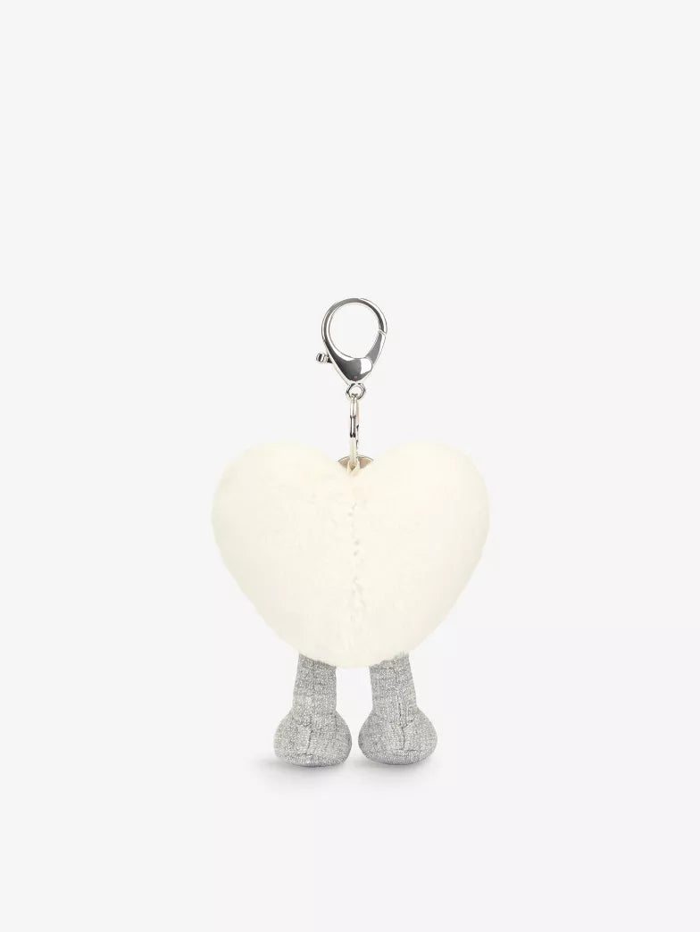 Jellycat Amuseables Cream Heart Bag Charm