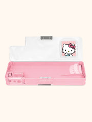 Studio Oh! Hello Kitty and Friends Blue Grid Pencil Case