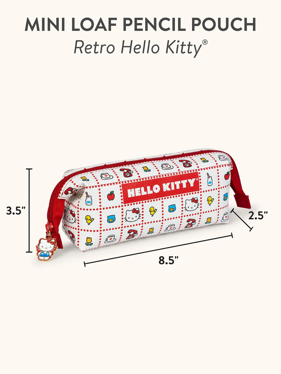 Studio Oh! Retro Hello Kitty Mini Loaf Pencil Pouch