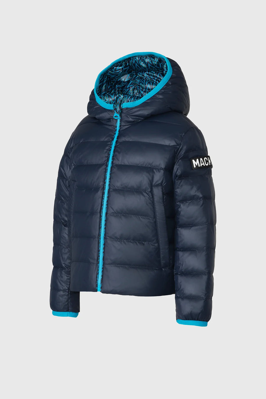 Mackage SAMMY-PR Down jacket for Kids Aqua-Marine Blue