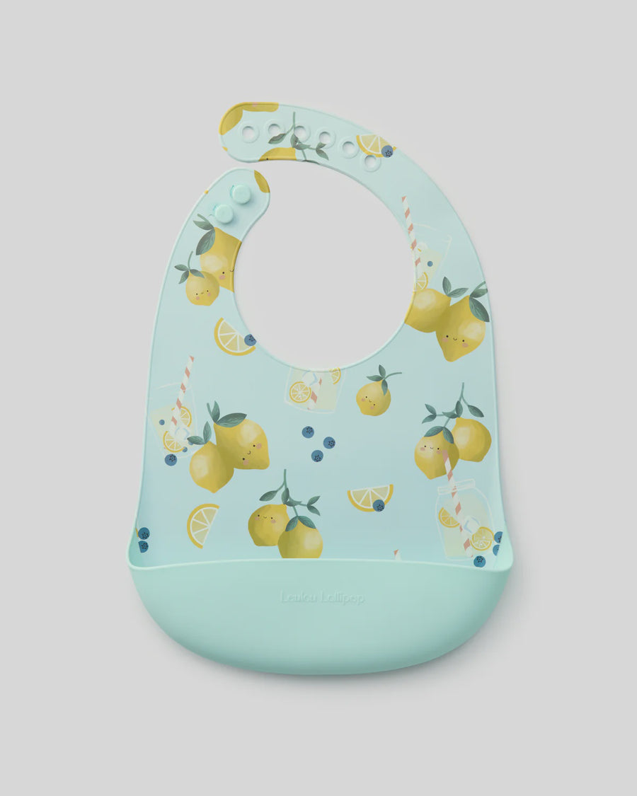 Loulou Lollipop Silicone Bib Lemon Squeezy