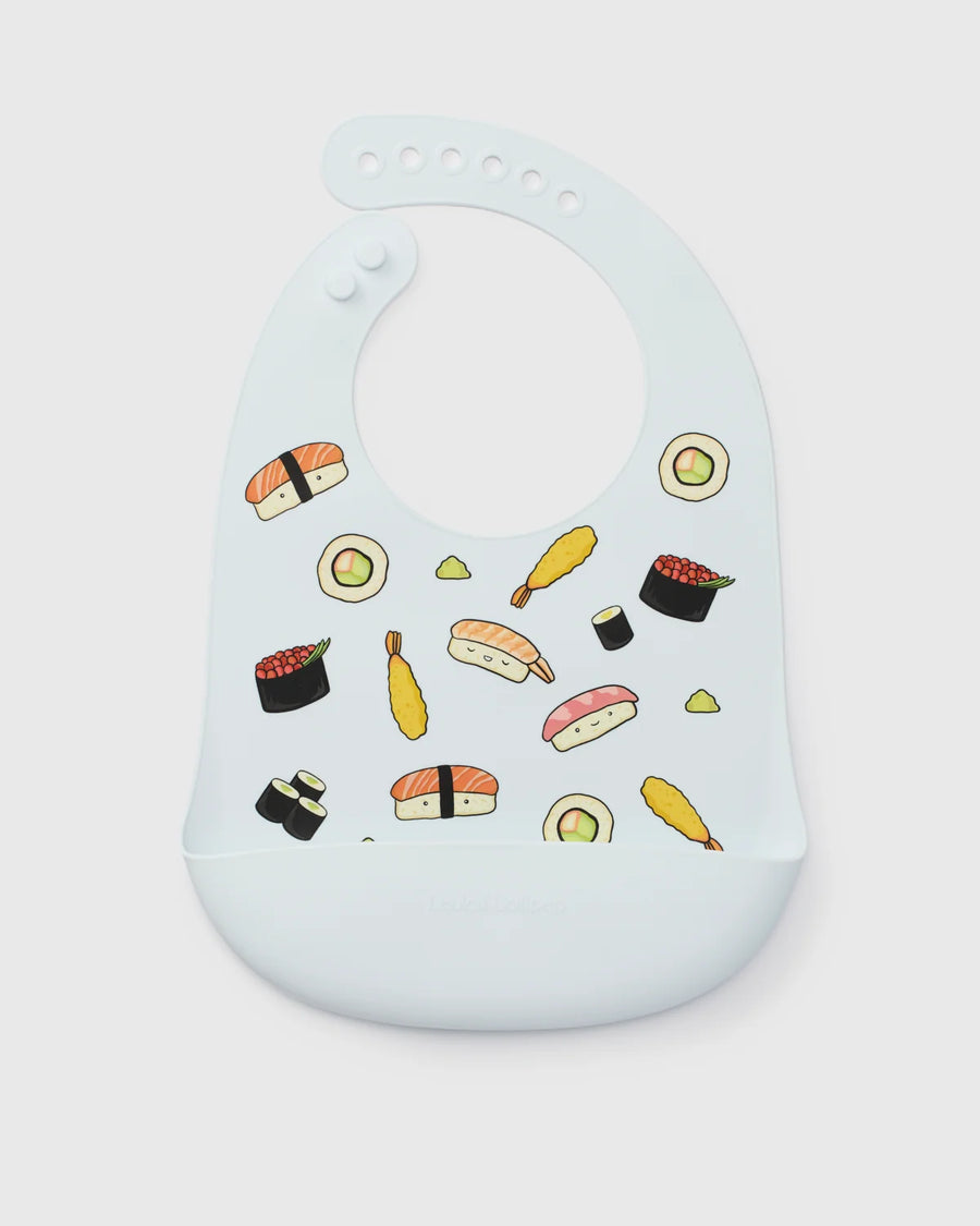 Loulou Lollipop Silicone Bib Sushi