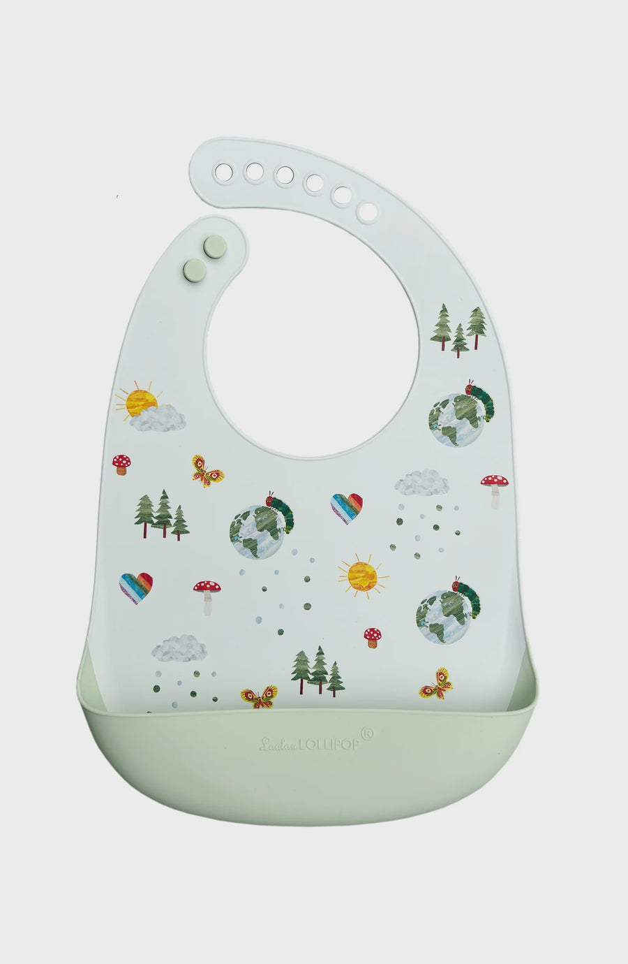 Loulou Lollipop Silicone Bib Eric Carle World of Wonder