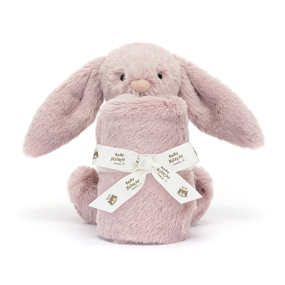 Jellycat Bashful Luxe Bunny Rosa Soother Giftbox Set