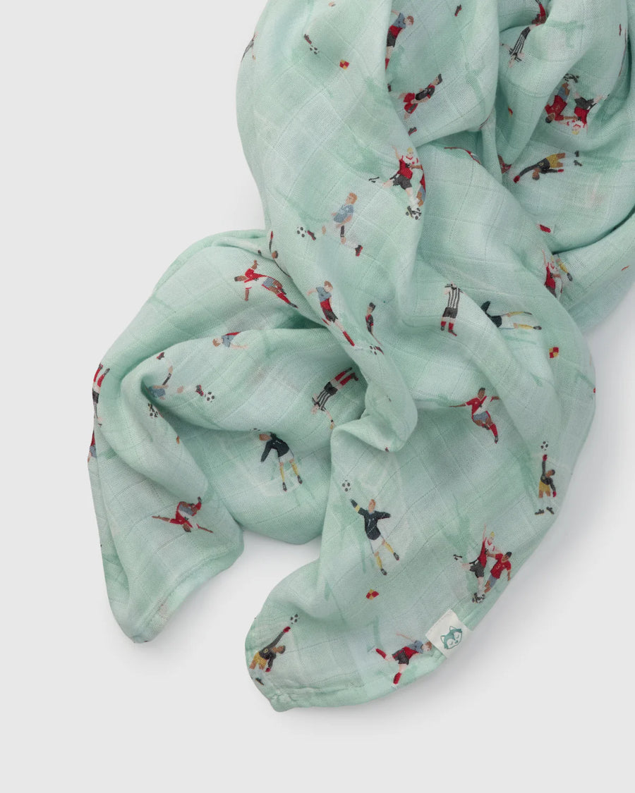 Loulou Lollipop Muslin Swaddle - The Beautiful Game