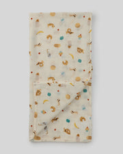 Loulou Lollipop Muslin Swaddle - French Breakfast