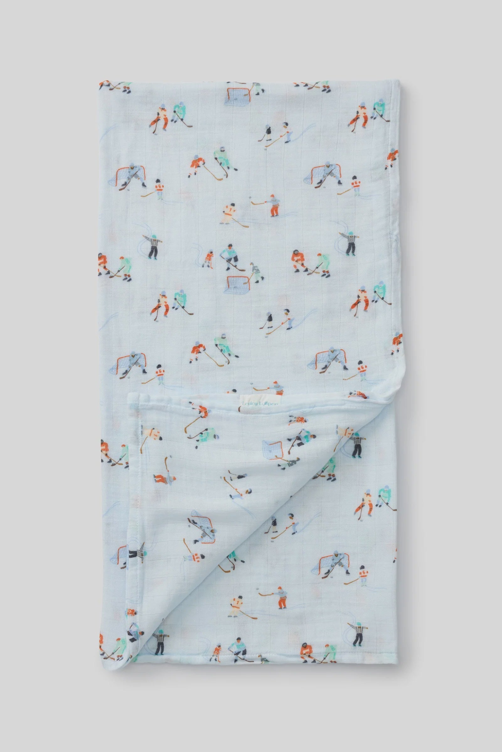 Loulou Lollipop Muslin Swaddle - Ice hockey