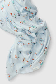Loulou Lollipop Muslin Swaddle - Ice hockey