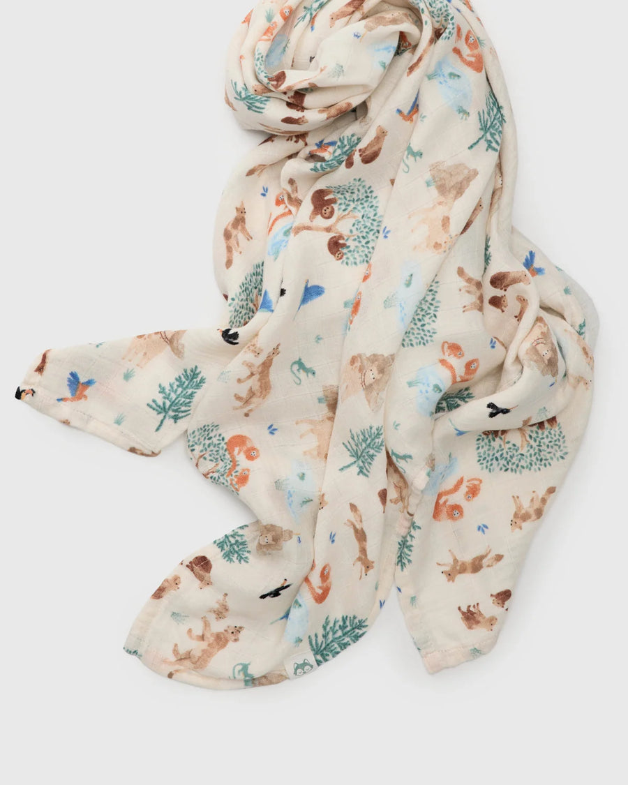 Loulou Lollipop Muslin Swaddle - Llama Adventures