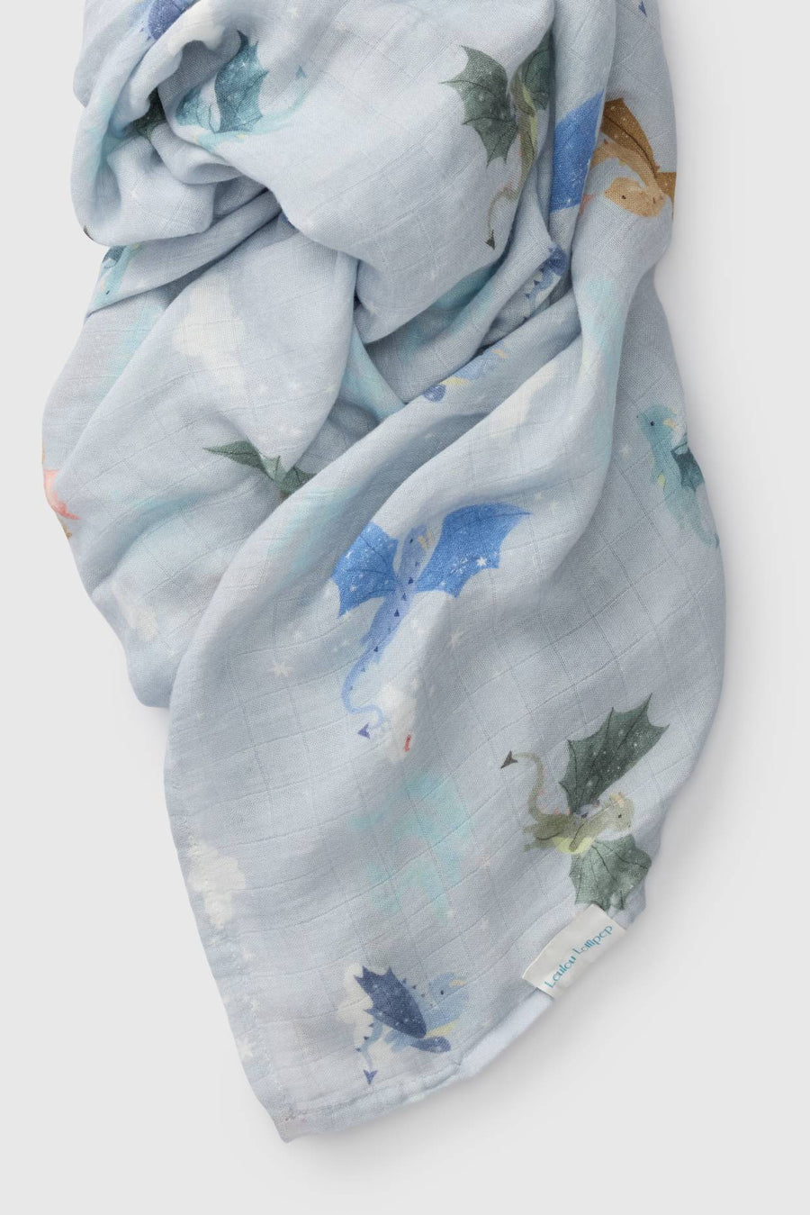 Loulou Lollipop Muslin Swaddle - Magical Dragons