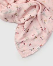 Loulou Lollipop Muslin Swaddle - She Shoots She Scores