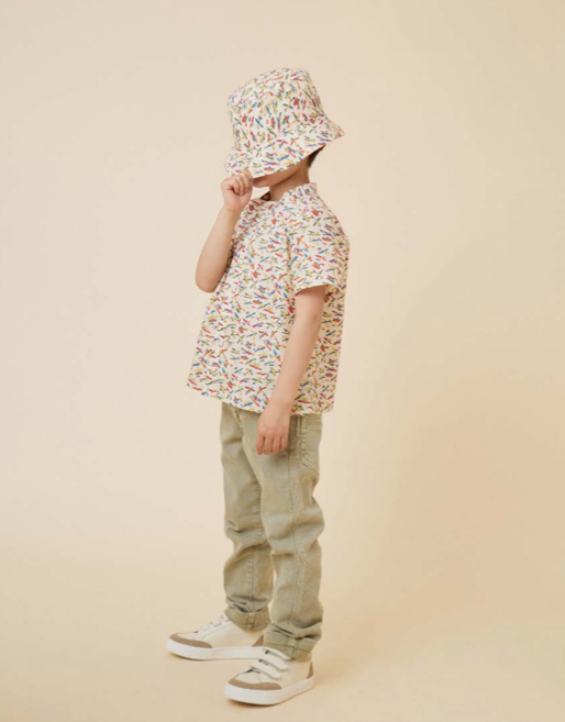 Bonpoint Boy Multicolor Connor Liberty Fabric Shirt