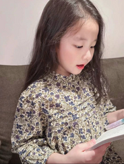 Bonpoint Tamsin Smocked Beige Dress