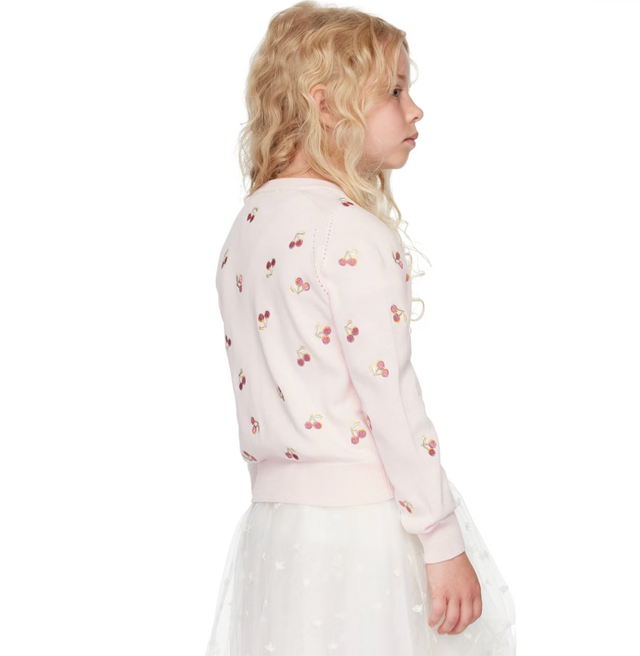 Bonpoint Pink Aizoon Cardigan