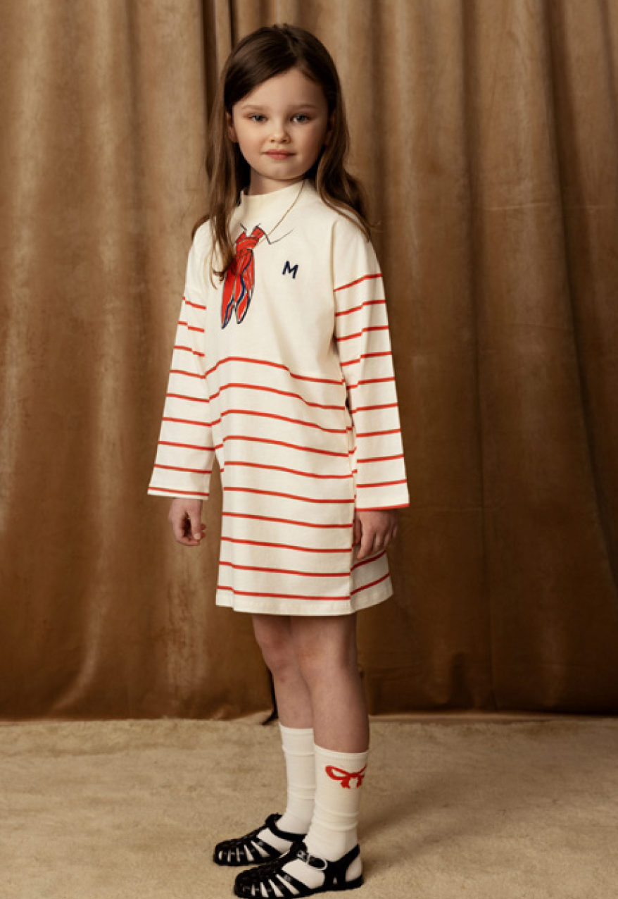 Mini Rodini Scarf Long Sleeved Dress
