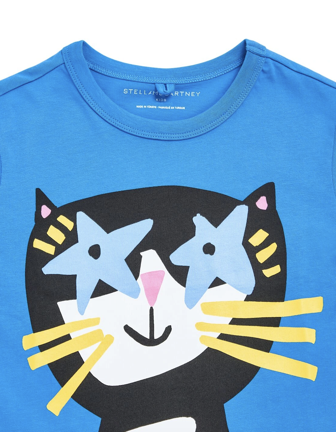 Stella McCartney Kids Cat print cotton jersey t-shirt