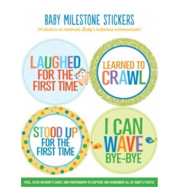 PETER PAUPER BABY STICKERS MILESTONES