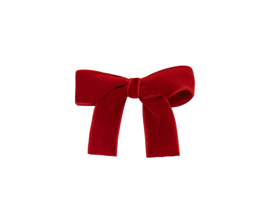 Olilia Designs Clip Velvet Bow Medium