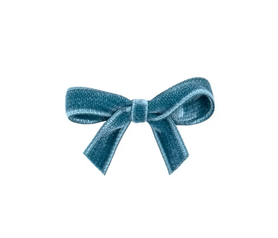Olilia Designs Clip Velvet Bow Small