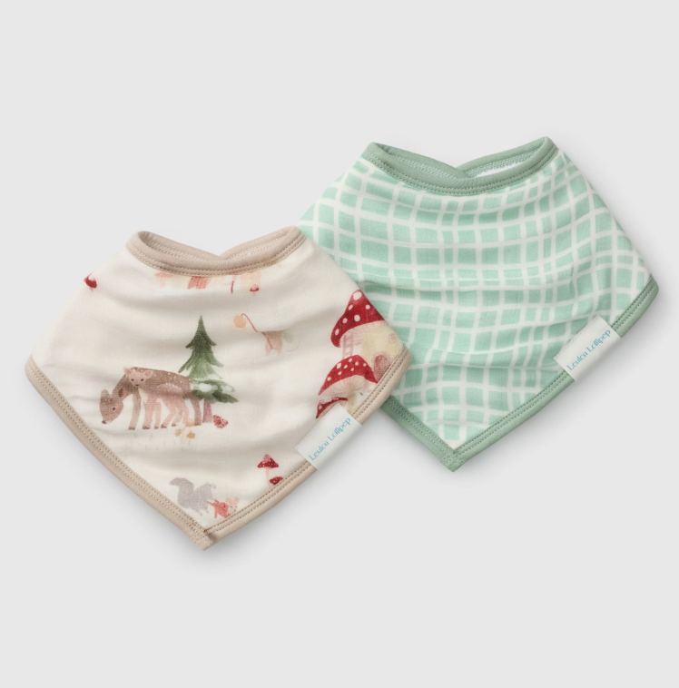 Loulou Lollipop Bandana Bib Set