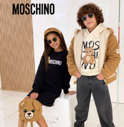 Moschino Hooded Fuzz Bear Jacket