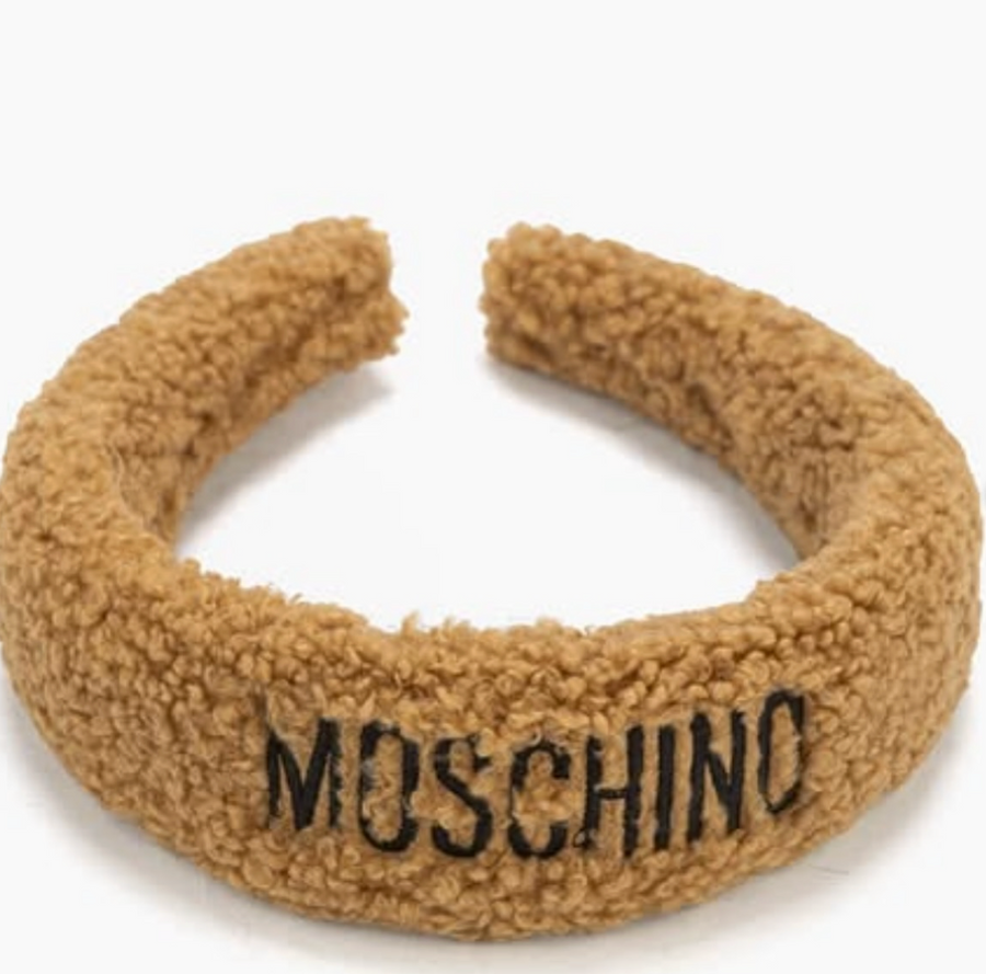 Moschino Kids Girl Brown Hairband