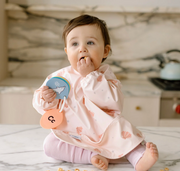 Loulou Lollipop Long Sleeve Bib Seashells