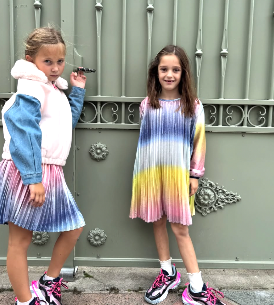 Billieblush Girls Gradient Pleated Dress