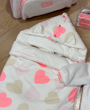 Billieblush Baby Girls Ivory Cotton Hearts Nest (84cm)