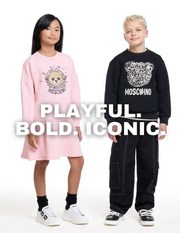 Moschino Girls Bear Head Sweat Dress
