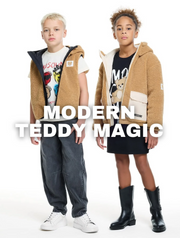 Moschino Hooded Fuzz Bear Jacket