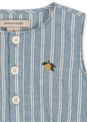 Konges Slojd ELLIOT ROMPER GOTS trio bleu stripe