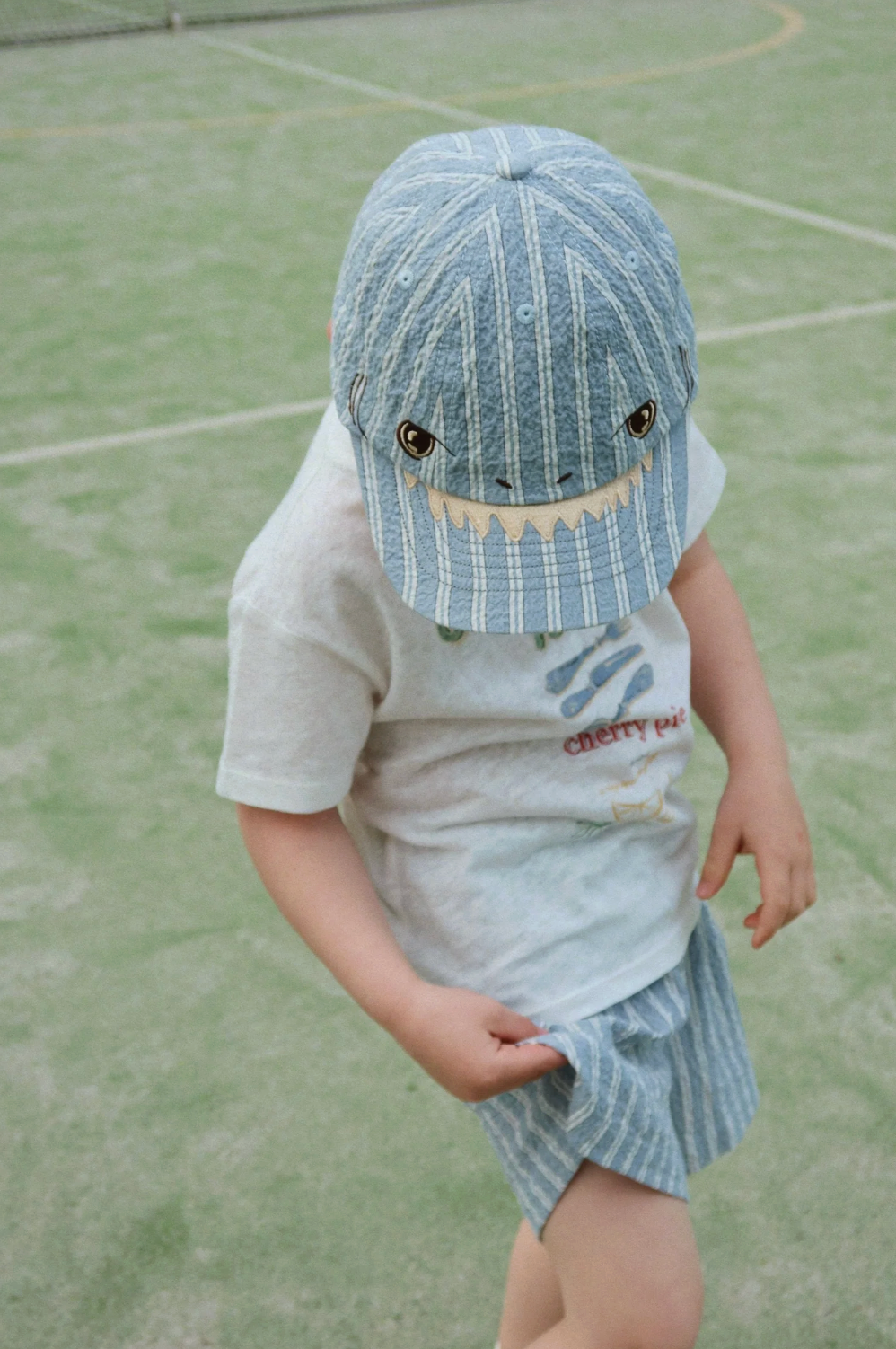 Konges Slojd ELLIOT SHORTS GOTS trio bleu stripe