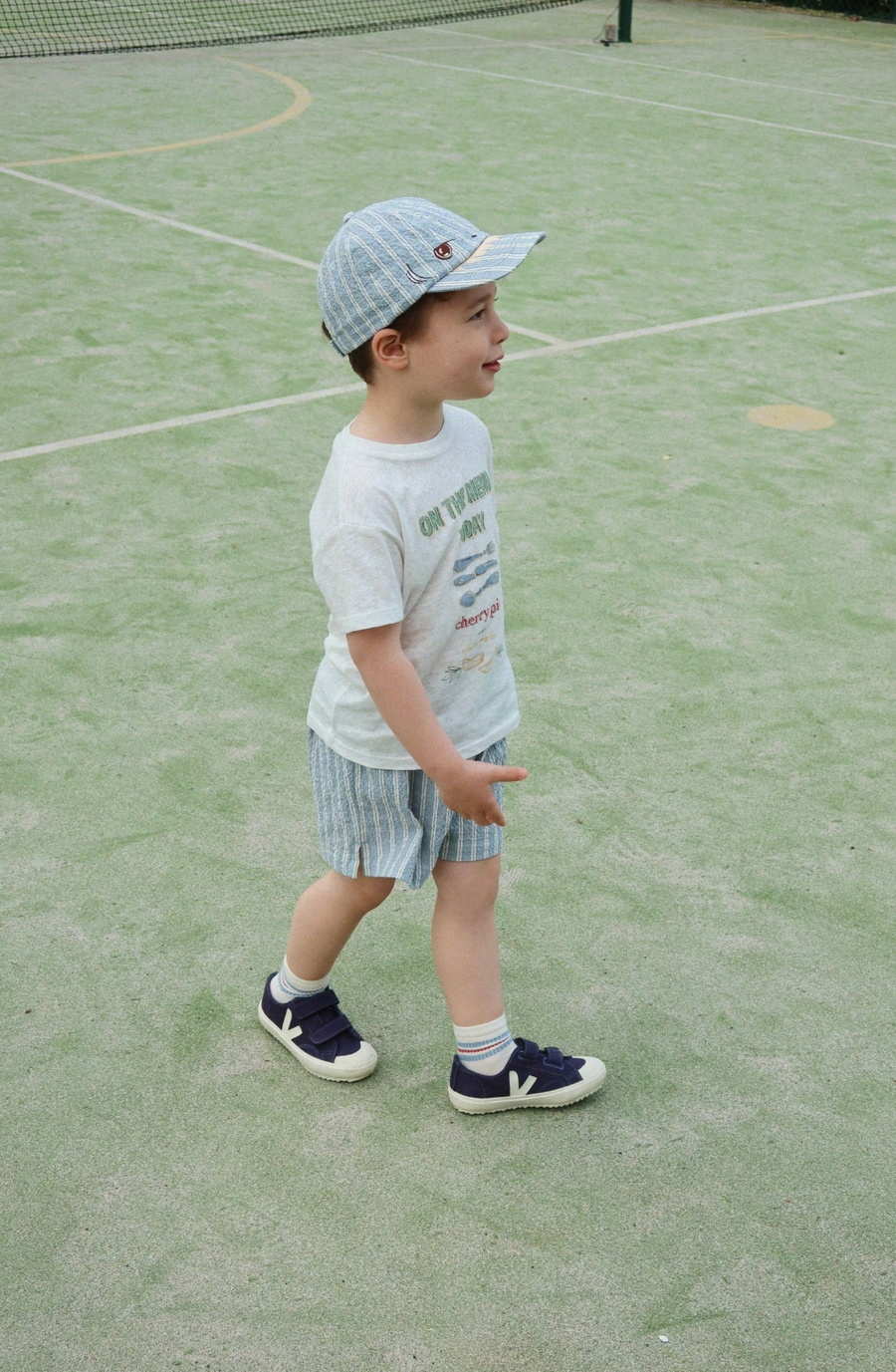 Konges Slojd ELLIOT SHORTS GOTS trio bleu stripe